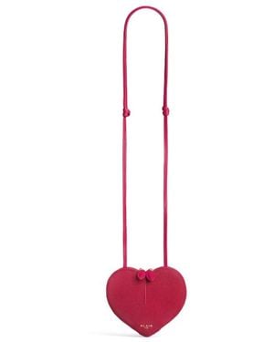 Alaïa Le Cor Small Bi-Material Leather Bag - Pink