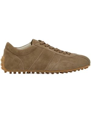 Tod's Paneled Suede Sneakers - Brown