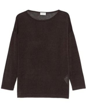 P.A.R.O.S.H. Baby Girl Dropped-Sleeve Jumper - Brown