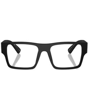 Prada Eyewear Rectangular Frame Glasses - White
