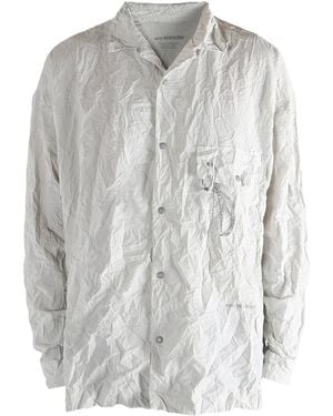 and wander Pleated Shirt - Grey
