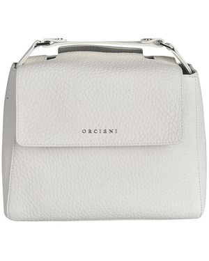 Orciani Bozy Logo Shoulder Bag - Grey