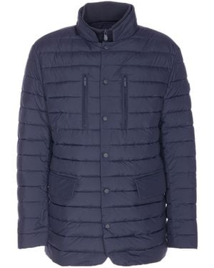 Save The Duck Padded High-Neck Jacket - Blue