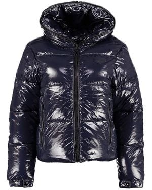Duvetica Zippered Quilted Down Jacket - Blue