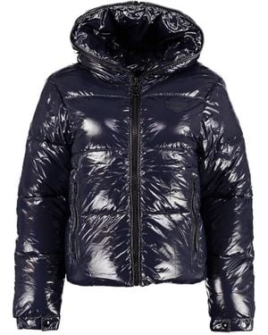 Duvetica Zippered Quilted Down Jacket - Blue
