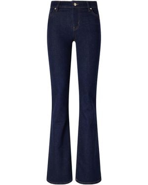 FRAME Low-Rise Bootcut Jeans - Blue