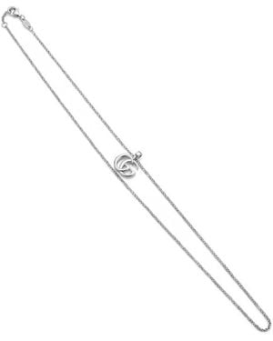 Gucci Gg Marmont Pendant Necklace - Black