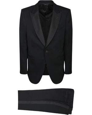 Tom Ford Single-Breasted Tailored Suit Set - Black