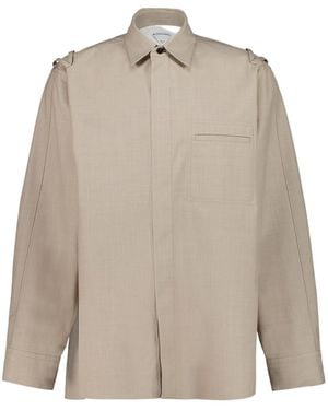 Bottega Veneta Long-Sleeved Shirt - Natural