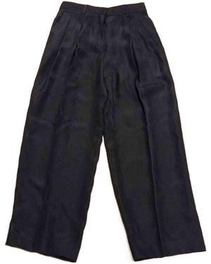 Fabiana Filippi Pleated Details Casual Trousers - Blue