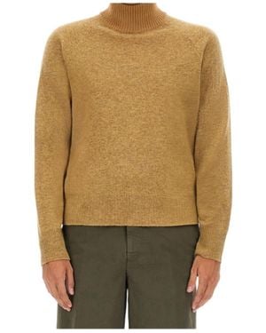 Dries Van Noten Long-Sleeved Roll-Neck Jumper - Natural