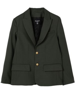 Balmain Long Sleeve Jacket - Green