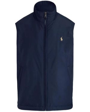 Polo Ralph Lauren Ralph Lauren Padded High-Neck Down Vest - Blue