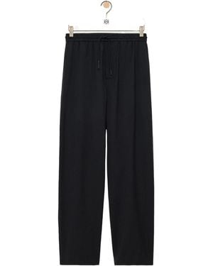 Loewe Tailored Drawstring Pants - Black