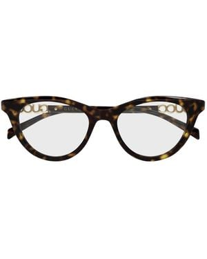 Gucci Eyewear Cat-Eye Frame Glasses - White