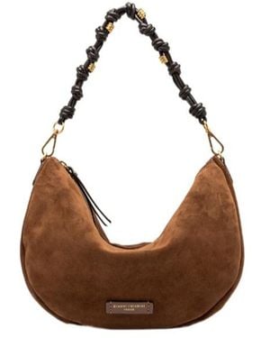 Gianni Chiarini Cleo Suede Shoulder Bag - Brown