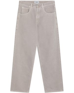 Agolde Organic-Cotton Straight Jeans - Grey