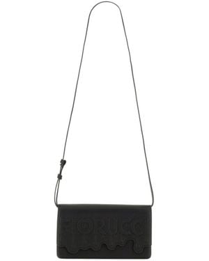 Fiorucci Melted Cross Body Bag - White