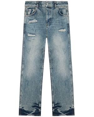 Represent R3 Distressed Baggy Jeans - Blue