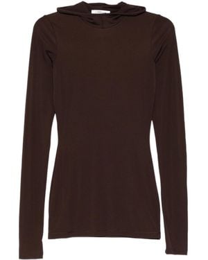 DARKPARK Long-Sleeved Hoodie - Brown