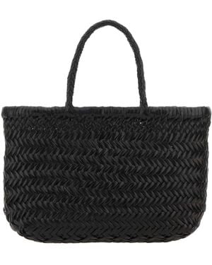Dragon Diffusion Flat Gora Mini Tote Bag - Black