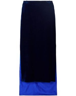 Lanvin Asymmetrical Skirt - Blue