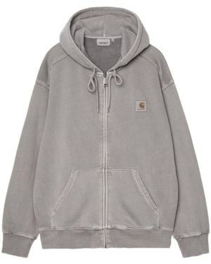 Carhartt Nelson Zip-Up Hoodie - Grey