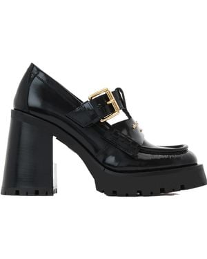 Alexander Wang Carter 95Mm Loafer-Style Court Shoes - Black