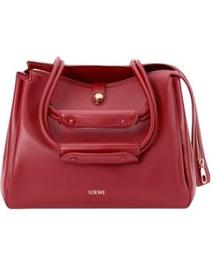 Loewe Medium Madrid Shoulder Bag - Red