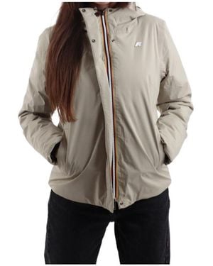 K-Way Lil Soft Touch Marmotta Short Insulated Jacket - Blue