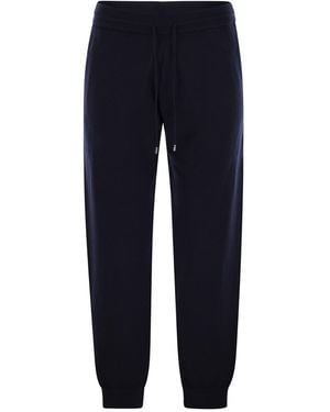 MC2 Saint Barth Ribbed Knit Trousers - Blue