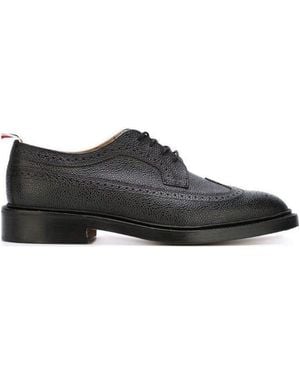 Thom Browne Classic Longwing Brogue Shoes - Black