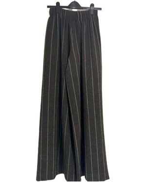 Uma Wang Elastic Waist Casual Trousers - Black