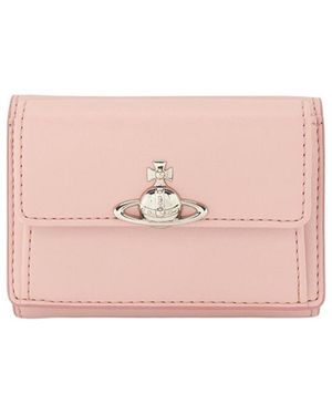 Vivienne Westwood Trifold Wallet - Pink