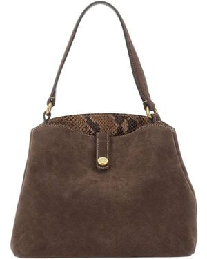 Gianni Chiarini Fiona Top Handle Shoulder Bag - Brown