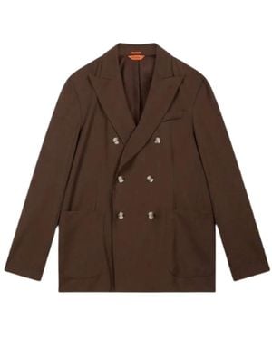 Barena Double-Breasted Blazer - Brown