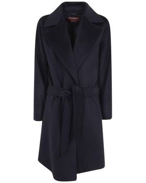 Max Mara Long-Sleeved Coat - Blue