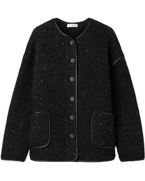 Altuzarra Medrano Honeycomb-Knit Wool-Blend Jacket - Black