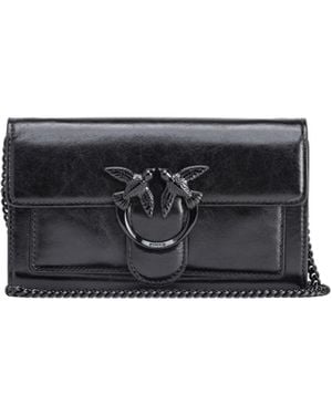 Pinko Love One Chain Wallet - Black