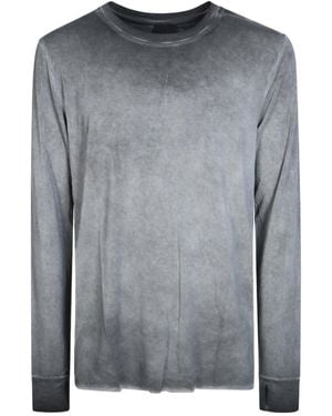 Thom Krom Vintage Tiedye Longsleeve Tshirt - Grey