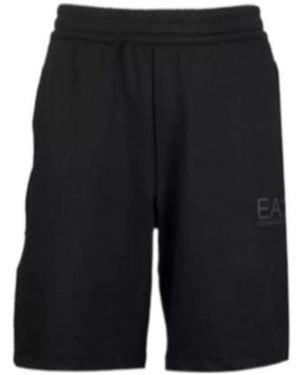 EA7 Elastic Waist Shorts - Black