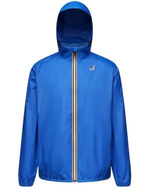 K-Way Le Vrai 3.0 Claude Hooded Jacket - Blue