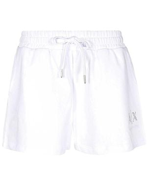 ARMANI EXCHANGE Loose Waist Shorts - White