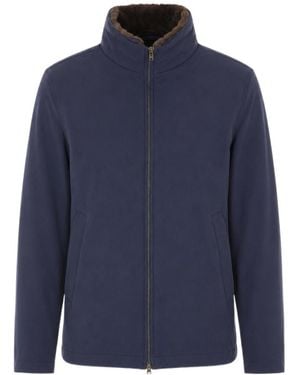 Herno Long-Sleeve Casual Jacket - Blue