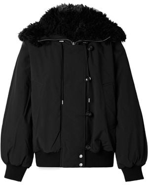 Agolde Long-Sleeved Casual Jacket - Black