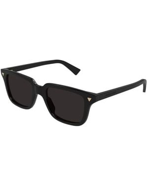 Bottega Veneta Eyewear Square Frame Sunglasses - White