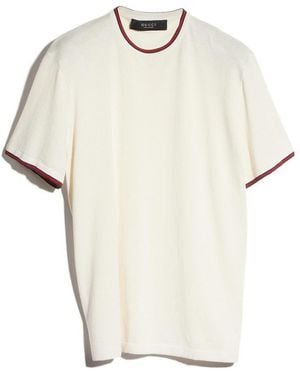 Gucci Silk Cotton Blend Jumper - White