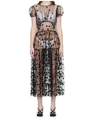 Cecilie Bahnsen Tulle Dress - Black