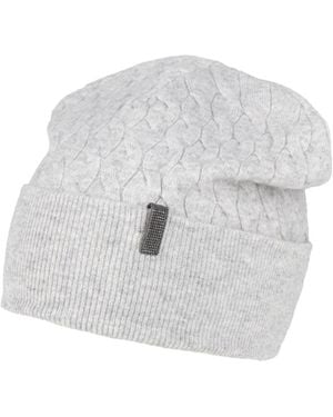 Brunello Cucinelli Solid Color Hats - White