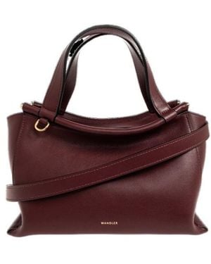 Wandler Ida Zipped Tote Bag - Red